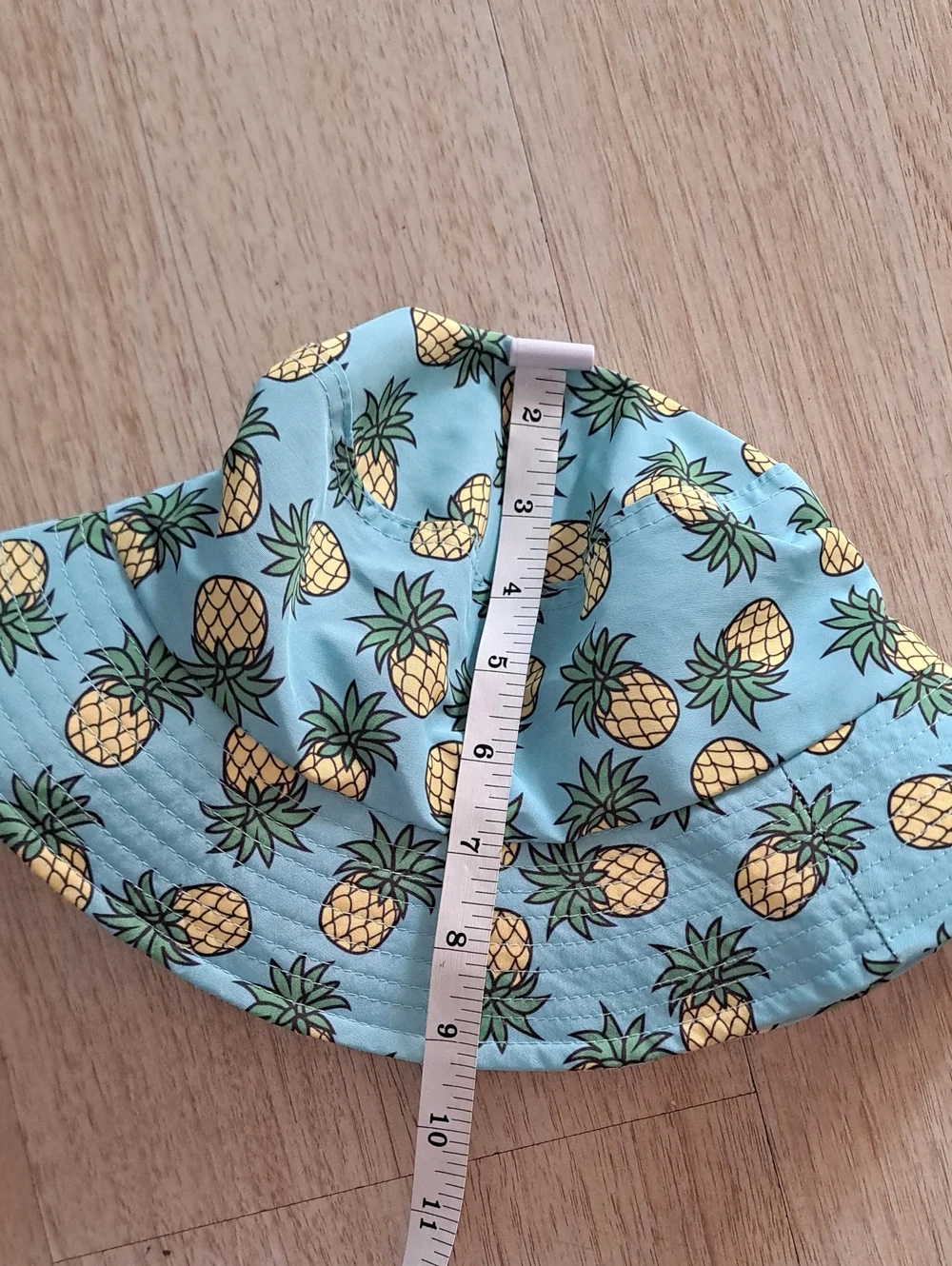 Broner Pineapple Print Bucket Hat in Aqua